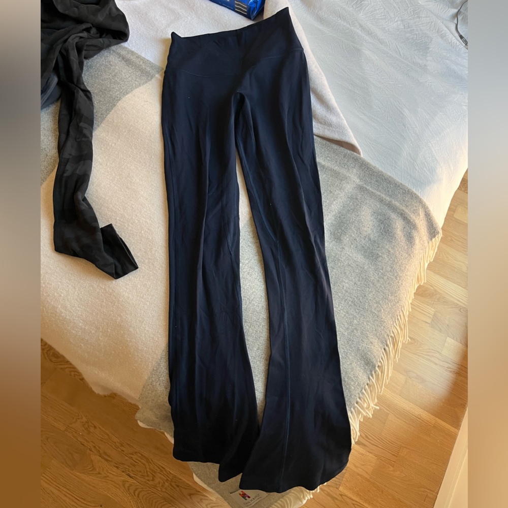 Lululemon Align Mini Flare Navy Blue Leggings